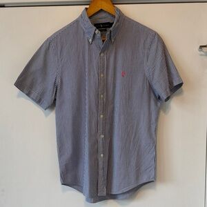 Polo Ralph Lauren Blue and White Striped Shirt